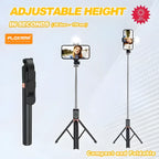 4 in 1 Selfie Stick + Tripod Stand with Light and Wireless Remote
