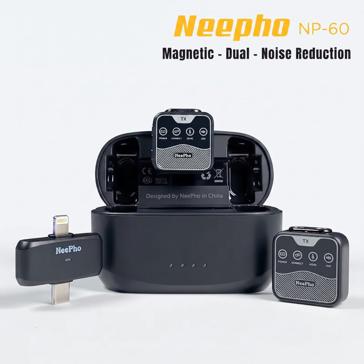 Neepho Wireless Dual Microphone